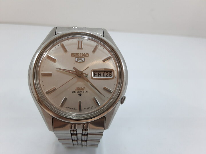 楽天市場】セイコー SEIKO ファイブ 5 DX デラックス 6106-7030 自動 