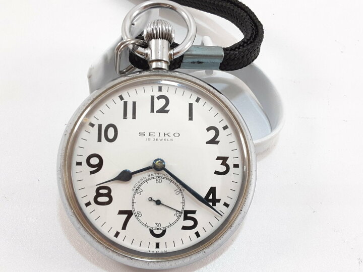 楽天市場】セイコー SEIKO 24型 標準時計 15石 手巻き 9119-0030