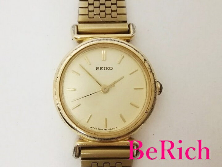 楽天市場】セイコー SEIKO レディース 腕時計 4N21-0052 ゴールド 文字 