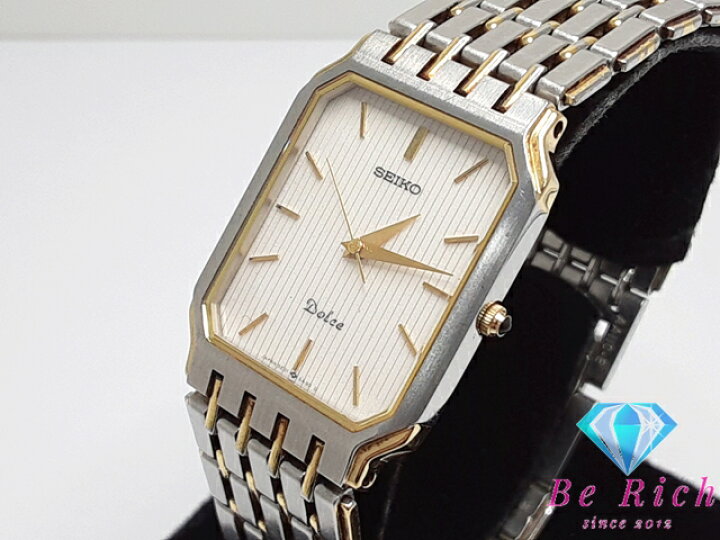 楽天市場】セイコー SEIKO ドルチェ メンズ 腕時計 5E31-5A40 白 