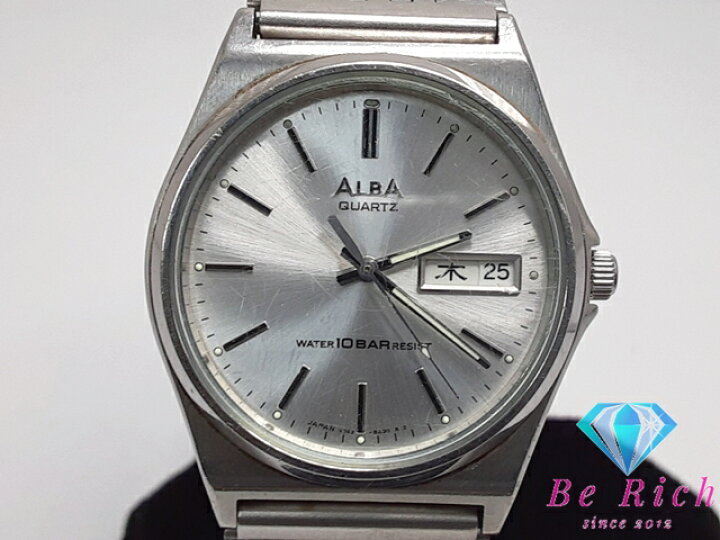 楽天市場】セイコー SEIKO アルバ メンズ 腕時計 デイデイト V743-8A10 