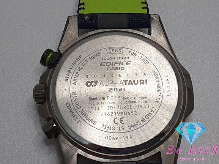 楽天市場】美品 カシオ CASIO エディフィス アルファ タウリ コラボ 