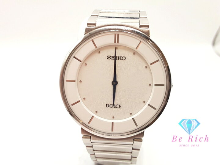 楽天市場】セイコー SEIKO Dolce ドルチェ メンズ 腕時計 4J40-0AC0 白 