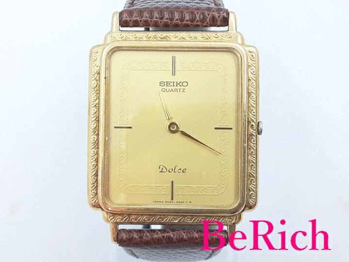 楽天市場】セイコー SEIKO ドルチェ メンズ 腕時計 9520-5060 14K 14金 