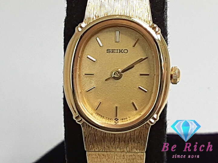 楽天市場】セイコー SEIKO レディース 腕時計 7321-6100 オーバル 
