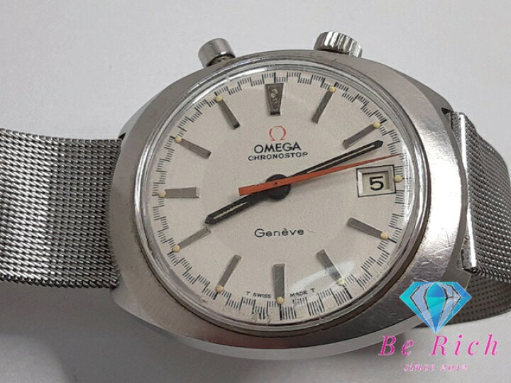 楽天市場】オメガ OMEGA ジュネーブ クロノストップ 手巻き メンズ 