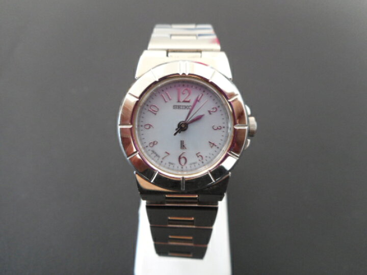 SEIKO LUKIAルキアレディースクオーツ腕時計4N21-1130ピンク 楽天市場】SEIKO セイコー ルキア レディース腕時計 4N21-1130 ウォッチ クォーツ シルバー×ブルーシェル SS  【中古】【送料無料】ht1149 : BeRich 楽天市場支店