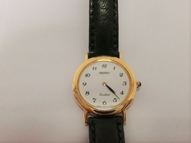 楽天市場】セイコー エクセリーヌ 7320-0450 K18YG レディース 腕時計