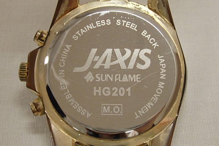 楽天市場 ジェイアクシス J Axis Jアクシス ファッション ウォッチ 腕時計 Hg1 ゴールド ホワイト 文字盤 Ss シリコン樹脂 クォーツ カジュアルウォッチ 時計 イミテーションダイヤル メンズ レディース 中古 送料無料 Ht1426 Berich 楽天市場支店