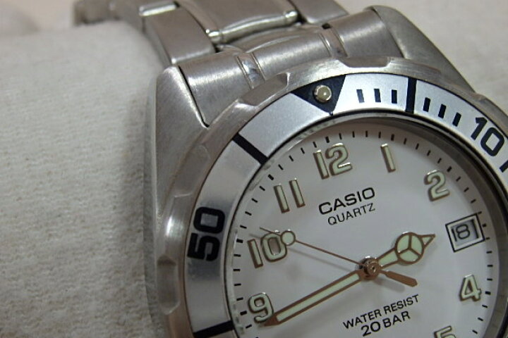 楽天市場】カシオ CASIO メンズ 腕時計 デイト EFL-200 ホワイト 白 
