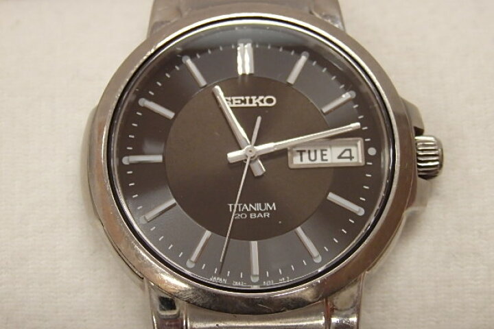 楽天市場】セイコー SEIKO チタニウム TITANIUM メンズ腕時計 7N43  