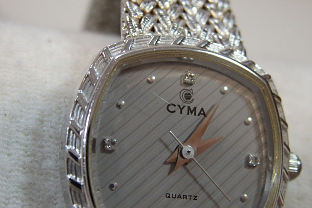 楽天市場】CYMA シーマ レディース 腕時計 E616 4Pダイヤ シルバー