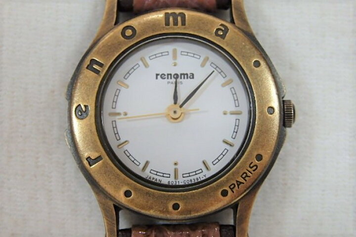 楽天市場】レノマ renoma レディース 腕時計 CL3-134 白 ホワイト 文字 