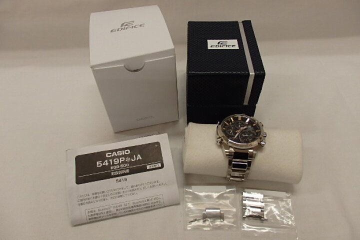 楽天市場】未使用品 カシオ EDIFICE エディフィス 5419 EQB-500 