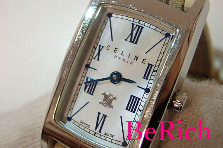 楽天市場】セリーヌ CELINE マカダム ブラゾン レディース 腕時計 