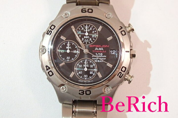 楽天市場】美品 セイコー SEIKO アルバ イプシロン ALBA EPSILON 