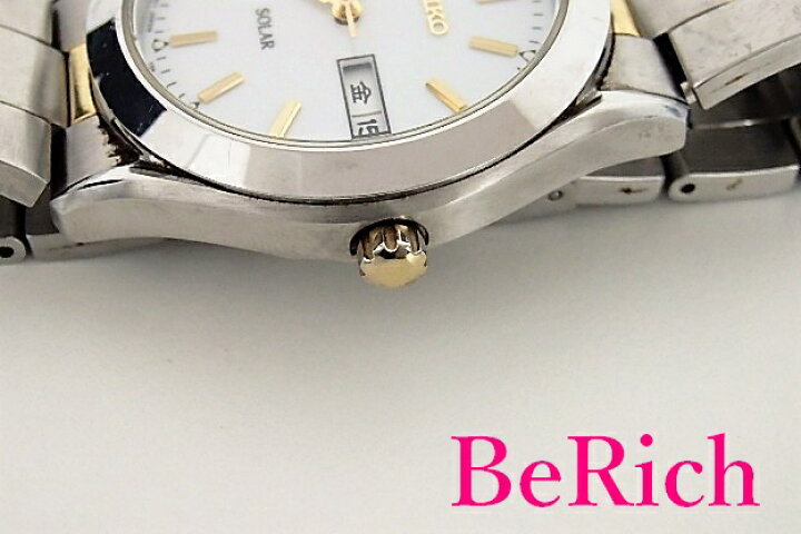 楽天市場】セイコー SEIKO ソーラー メンズ 腕時計 デイデイト V158 