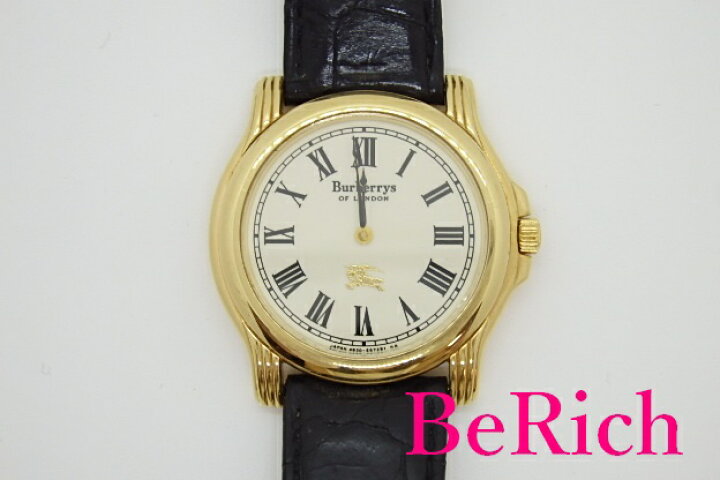 バーバリー BURBERRY メンズウォッチ 1025B GP/SS 腕時計 メンズ 中古  