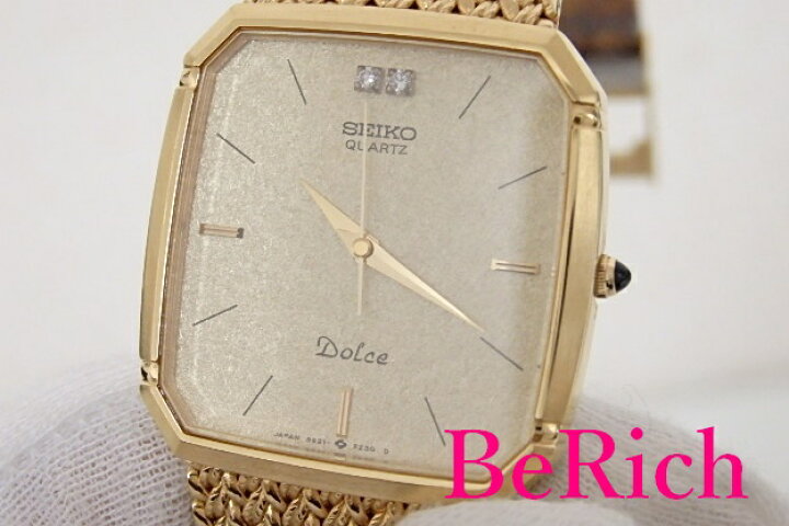 楽天市場】セイコー SEIKO ドルチェ DOLCE 2P ダイヤモンド メンズ 