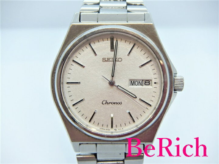 楽天市場】セイコー SEIKO クロノス メンズ 腕時計 5H23-7060 白 