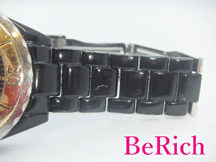 楽天市場 ワンピース One Piece 腕時計 ブラック 黒 ゴールド 文字盤 Ss ブレス ログポース アニメ グッズ アナログ クォーツ Qz ウォッチ 中古 送料無料 Ht2498 Berich 楽天市場支店