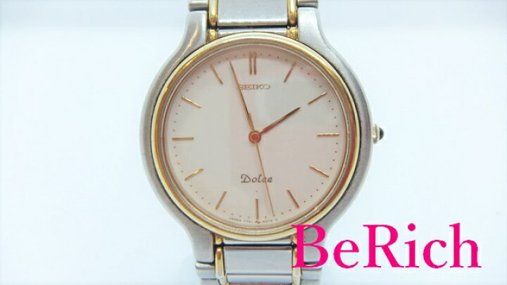 楽天市場】セイコー SEIKO ドルチェ Dolce メンズ 腕時計 7741-6050 白 