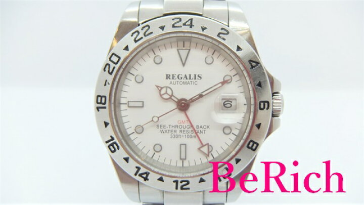 楽天市場】レガリス REGALIS メンズ 腕時計 RG1003 白 ホワイト 文字盤 