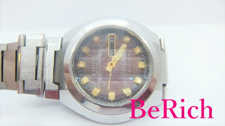楽天市場】シチズン CITIZEN 自動巻き メンズ 腕時計 4-651979 赤 