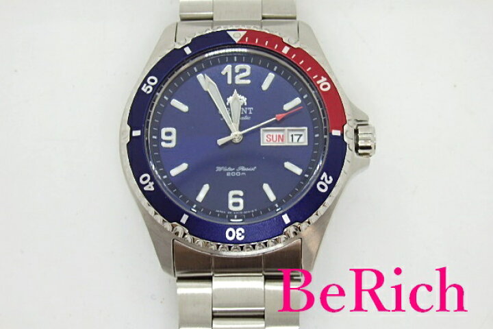 楽天市場】オリエント ORIENT メンズ 腕時計 AA02-C5-B 青 ブルー 文字  