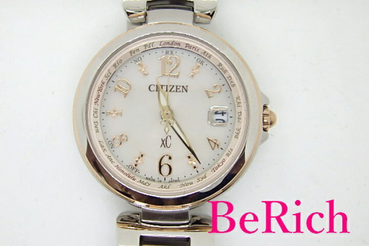 楽天市場】美品 シチズン CITIZEN レディース 腕時計 クロスシー XC  