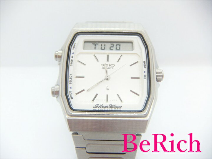 楽天市場】セイコー SEIKO シルバー ウェーブ メンズ 腕時計 H557-5130 