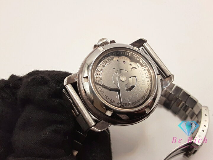 楽天市場】オリエント ORIENT シルバー 925 銀無垢 21石 自動巻き 