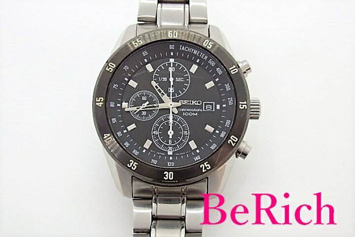 楽天市場】セイコー SEIKO クロノグラフ メンズ 腕時計 7T92-0LV0 黒 