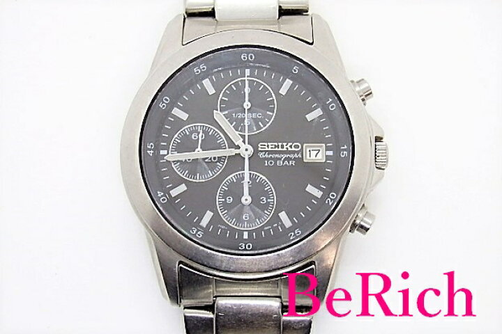 楽天市場】セイコー SEIKO クロノグラフ メンズ 腕時計 デイト 7T92 