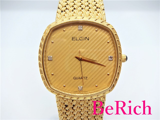 楽天市場】エルジン ELGIN メンズ 腕時計 FK266 ゴールド 文字盤 SS