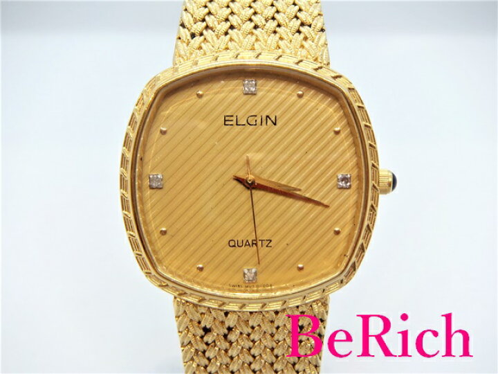 楽天市場】エルジン ELGIN メンズ 腕時計 FK266 ゴールド 文字盤 SS  