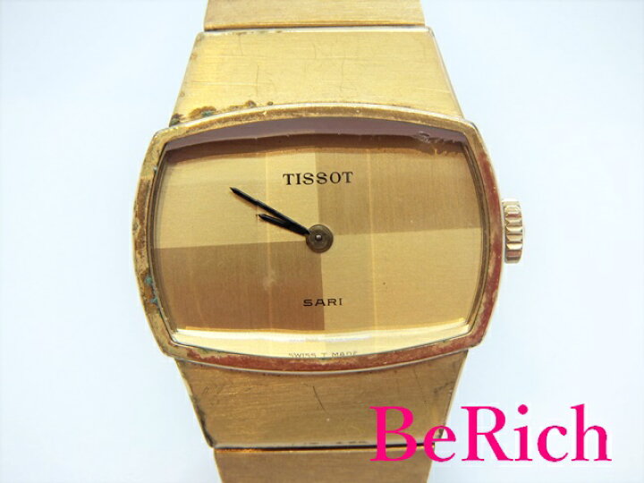 楽天市場】ティソ TISSOT SARI レディース 腕時計 ゴールド 文字盤 SS  