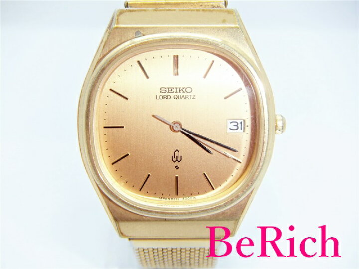 楽天市場】セイコー SEIKO メンズ 腕時計 8242-5000 ゴールド 文字盤 