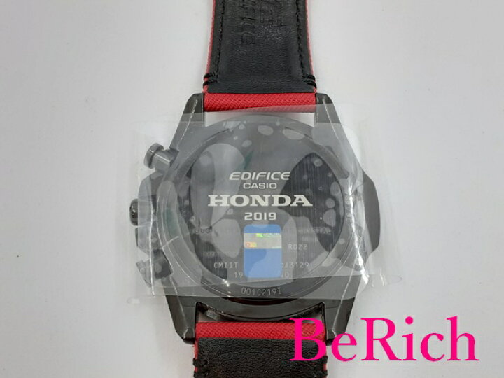 楽天市場】美品 カシオ CASIO エディフィス ホンダ レーシング コラボ 