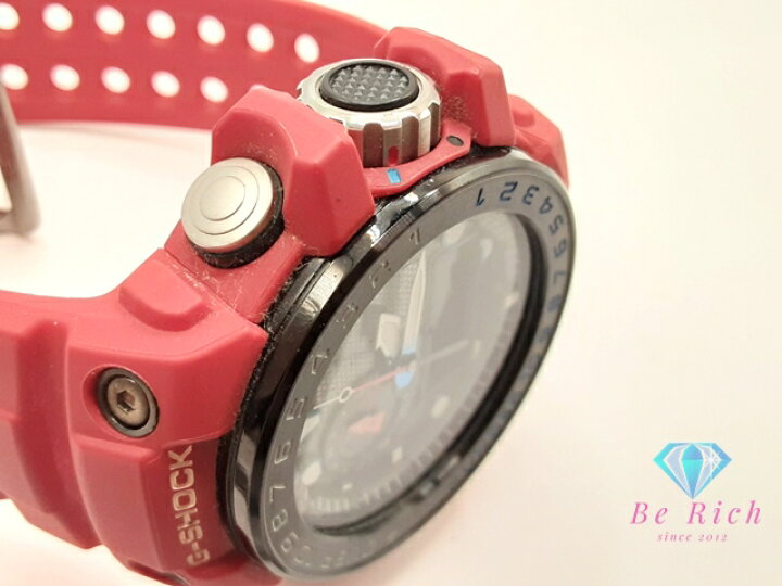楽天市場】カシオ CASIO G-SHOCK ガルフマスター GWN-1000RD 電波 