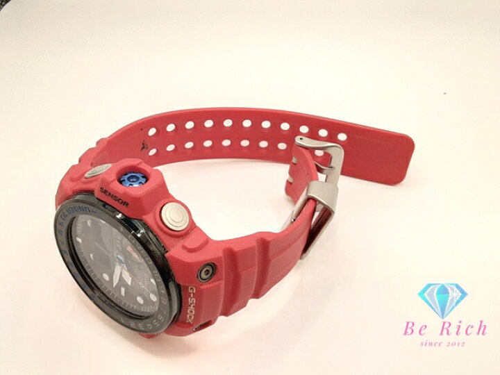 楽天市場】カシオ CASIO G-SHOCK ガルフマスター GWN-1000RD 電波 
