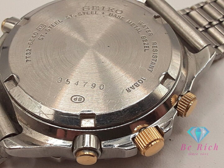 楽天市場】セイコー SEIKO クロノグラフ デイト メンズ 腕時計 7T32 