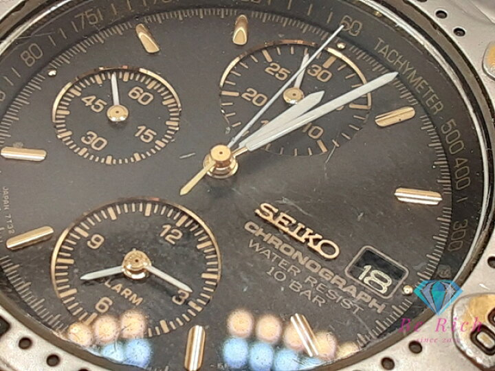 楽天市場】セイコー SEIKO クロノグラフ デイト メンズ 腕時計 7T32 