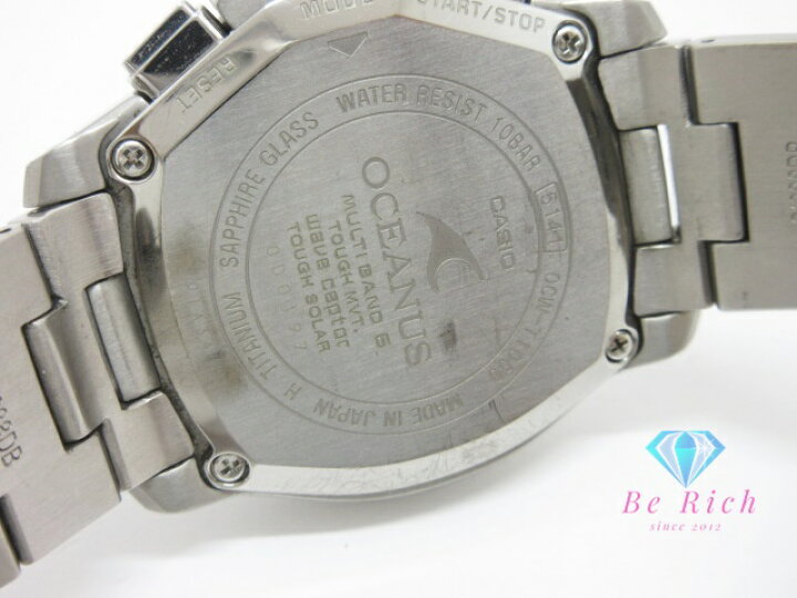 楽天市場】カシオ CASIO オシアナス OCW-T1000 フル メタル 電波 