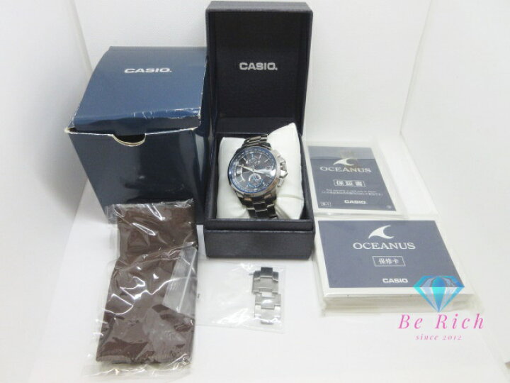楽天市場】カシオ CASIO オシアナス OCW-T1000 フル メタル 電波 