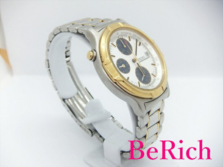 楽天市場】セイコー SEIKO クロノグラフ メンズ 腕時計 7T27-6A50 白 