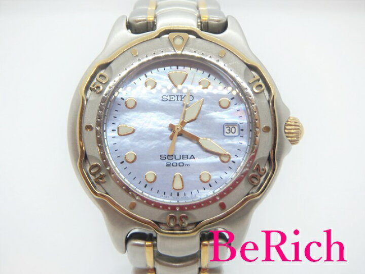 楽天市場】セイコー SEIKO SCUBA メンズ 腕時計 7N35-6030 青 ブルー 