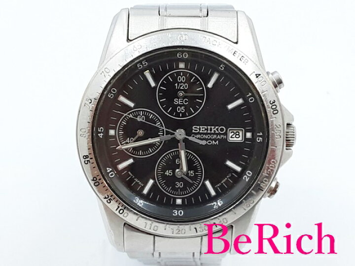 楽天市場】セイコー SEIKO クロノグラフ メンズ 腕時計 7T92-0DW0 黒 