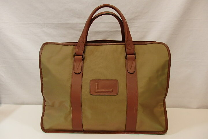 楽天市場】ランセル LANCEL ボストンバッグ カーキ×ブラウン 茶 