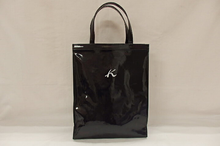 楽天市場】キタムラ kitamura エナメル トートバック ブラック 黒 